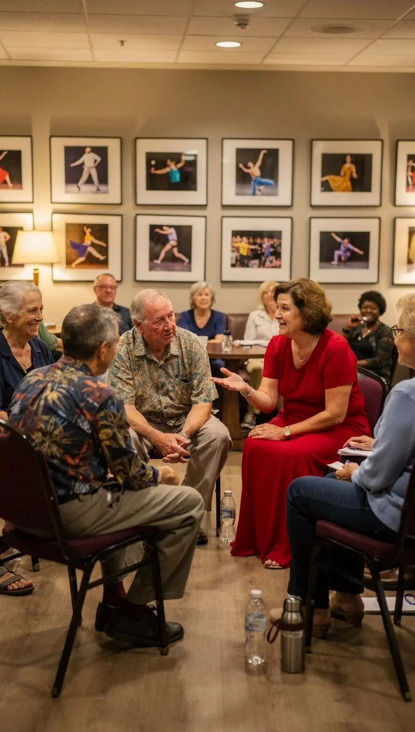 Group of dancers enhancing leadership skills through collaboration